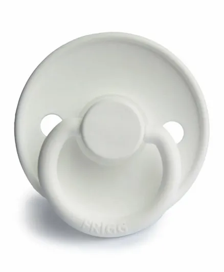 FRIGG Daisy Silicone Baby Pacifier 1-Pack Bright White - Size 2