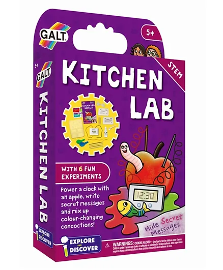 Galt Toys STEM Kitchen Lab Kit - Multicolour