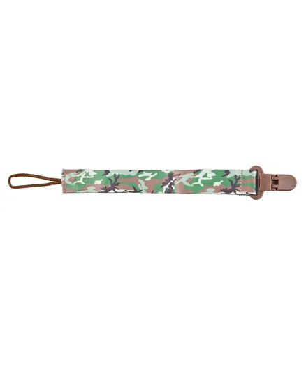 Pixie Pacifier Holder Army Print