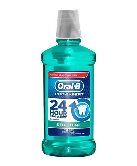 Oral-B Pro Expert Deep Clean Mild Mint Mouthwash - 500 ml