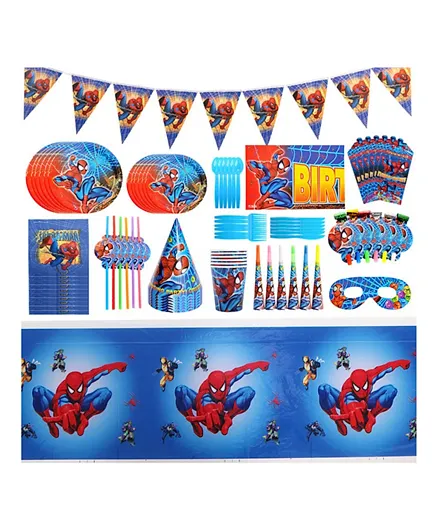 LAFIESTA Spiderman Birthday Decorations Kit