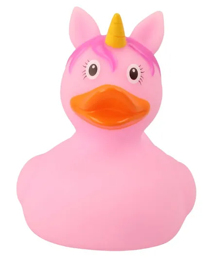 Lilalu Mini Unicorn Rubber Duck Bath Toy - Pink