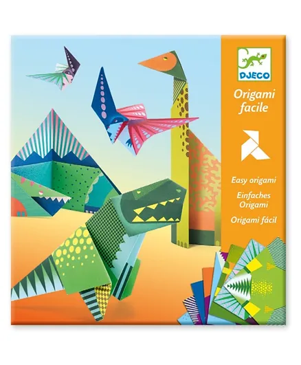 Djeco Origami Dinosaurs - 24 Sheets