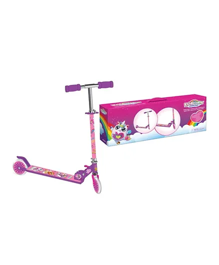 Rainbocorns 2 Wheeled Kick Scooter - Purple and Pink