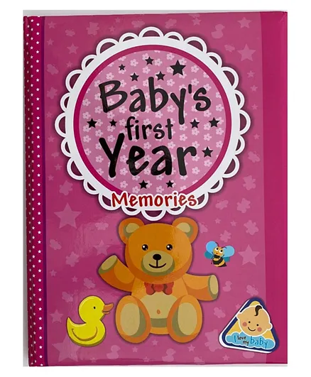 Future Books Baby First Year Memories Pink - English