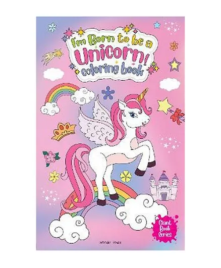 I Am Born To Be A Unicorn Coloring Book - English