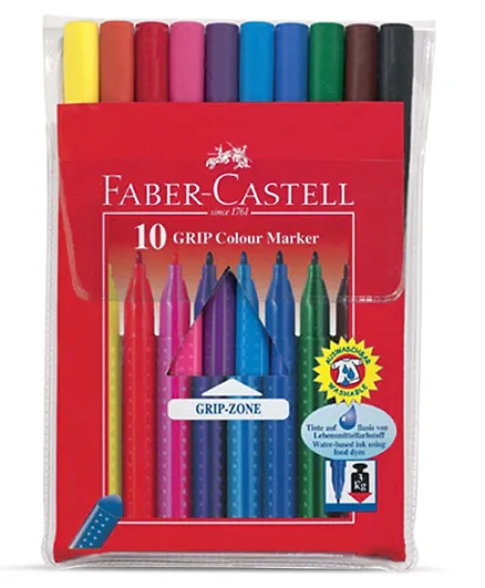 Faber Castell Markers Multi Colour - Pack of 10