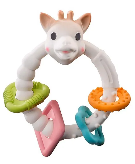 Sophie La Girafe So Pure Teething ColoRings - Multicolour