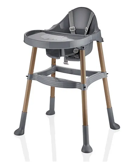 Babyjem Baby High Chair - Dark Grey