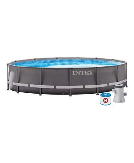 Intex Prism Frame Pools + Pump - 10 Feet By 30 Inches