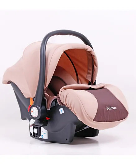 Belecoo Safety Car Seat with Stroller Adapter - Brown