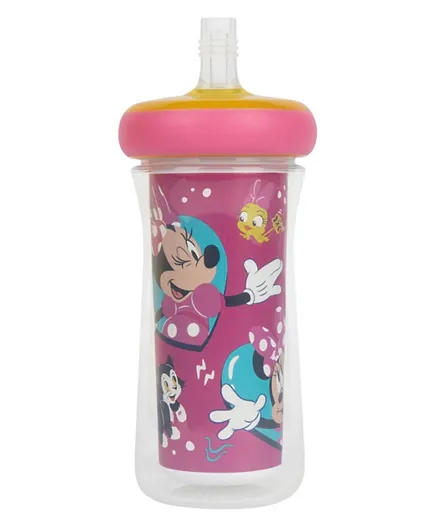 The First Years Minnie Insulated Straw Bottle - 266mL