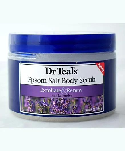 Dr Teals Epsom Salt Body Scrub  Lavender - 454g