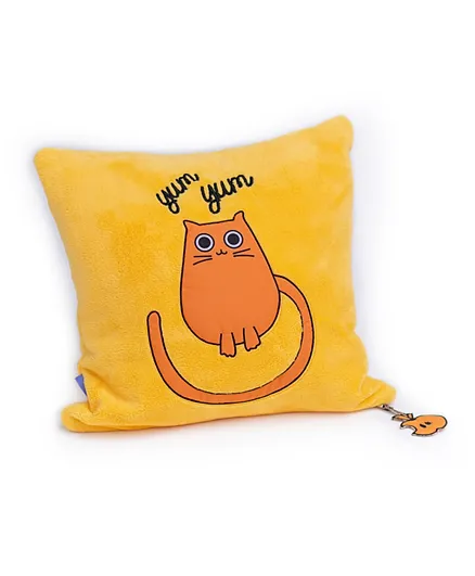 Milk&Moo Tombish Cat Baby Pillow - Orange