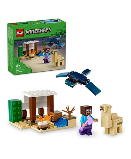LEGO Minecraft Steve's Desert Expedition 21251 - 75 Pieces