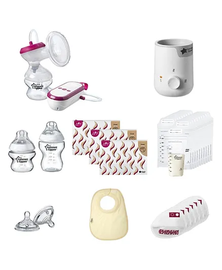 Tommee Tippee Made for Me Complete Breast Feeding Kit - White