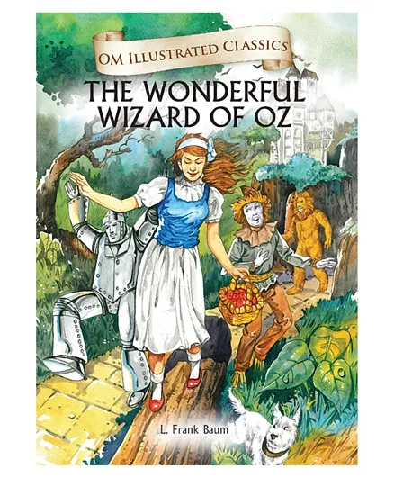 Om Kidz Illustrated Classics Wizard Of Oz Hardback -  English