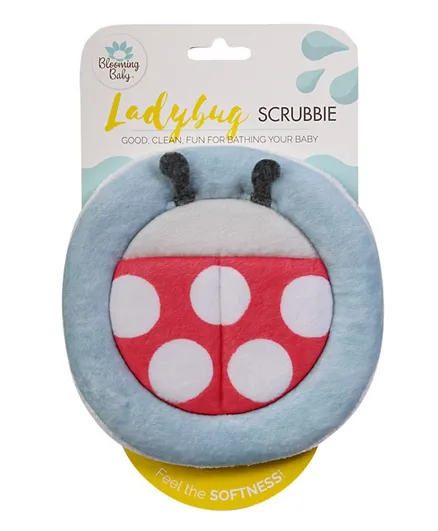 Blooming Bath Ladybug Scrubbie Baby Washcloth - Multicolor