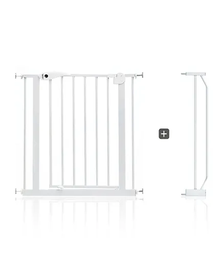 Babysafe Metal Safety Gate With 10cm Extension - White