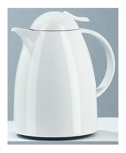 Emsa Auberge Quick Tip Vacuum Flask - White, 350 ml