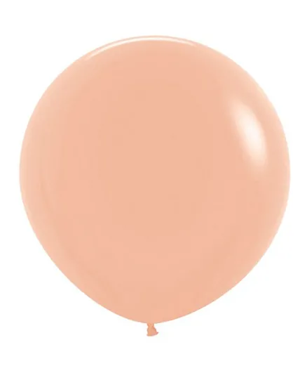 Sempertex Round Latex Balloons  Peach Blush - Pack of 2