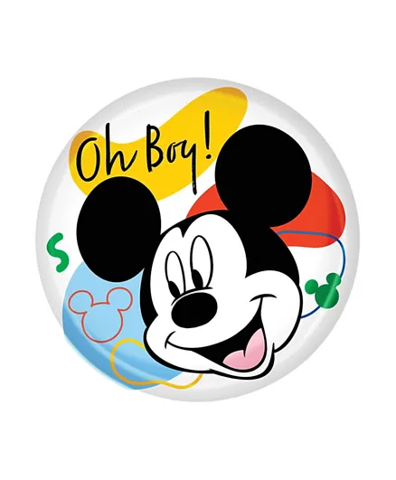 Mickey Mouse And Friends Melamine Plate - Multicolor