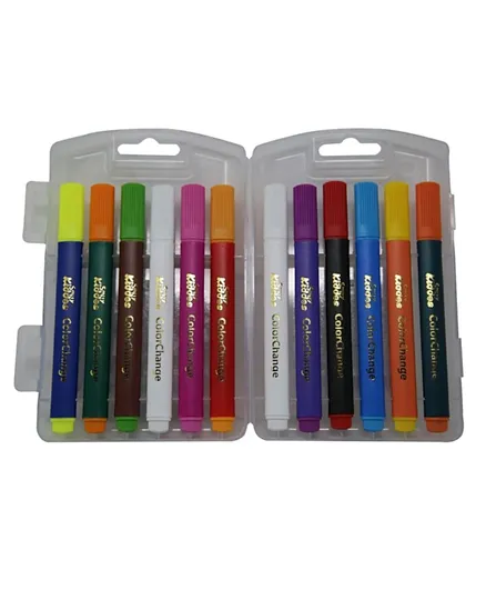 Smily Kiddos Magic Colour Change Pen Multicolour - 12 Pieces