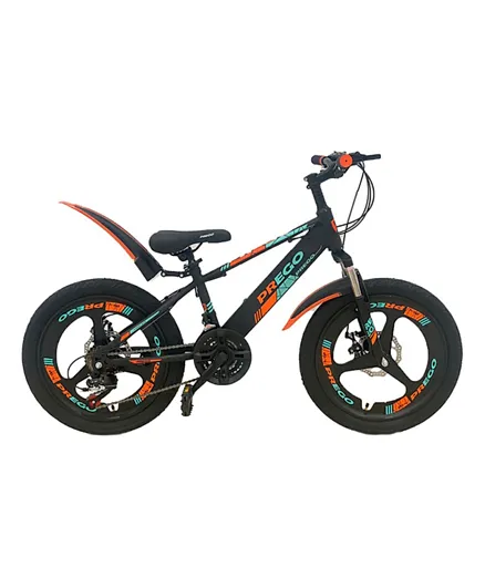 مايتز - دراجة بريغو للأطفال - أسود وبرتقالي