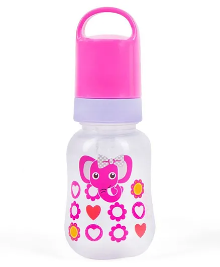 Babe Baby Feeding Bottle Pink - 125ml