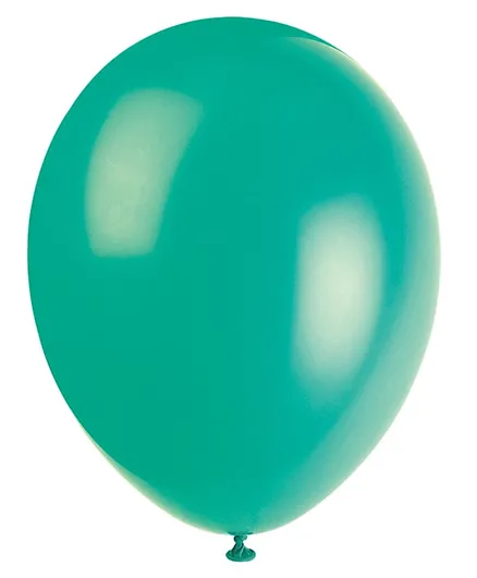 Unique Balloon Pack of 10 Fern Green - 12 Inches