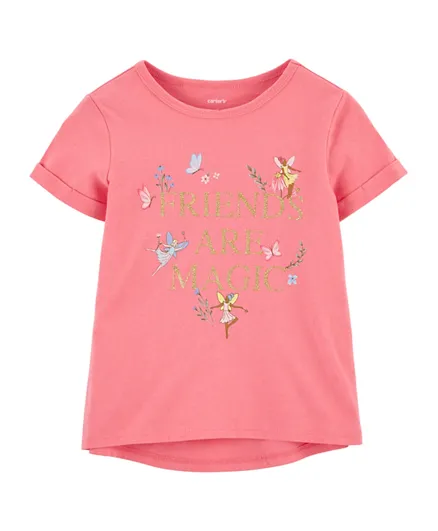 Carter's Friends Are Magic Tee - Pink