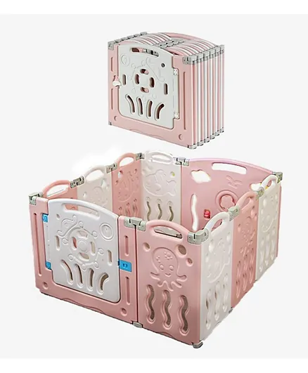 HOCC Foldable Baby Playpen With 10 Panels