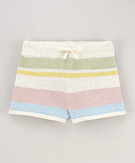 Nakd Light Knitted Mini Shorts - Multicolor