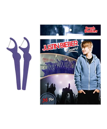 Brush Buddies Justin Bieber Flossers - 36 Pieces
