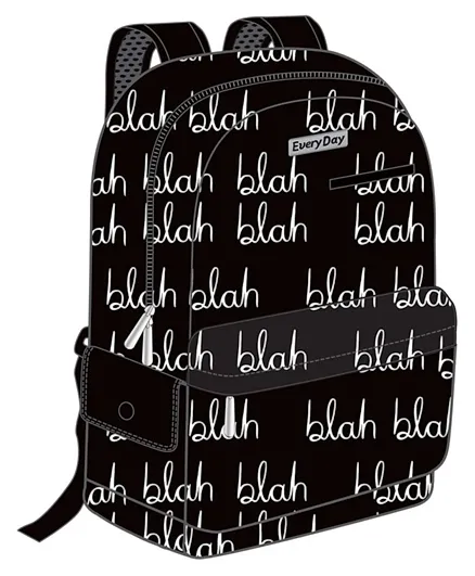 Everyday Black Backpack - 19 Inches