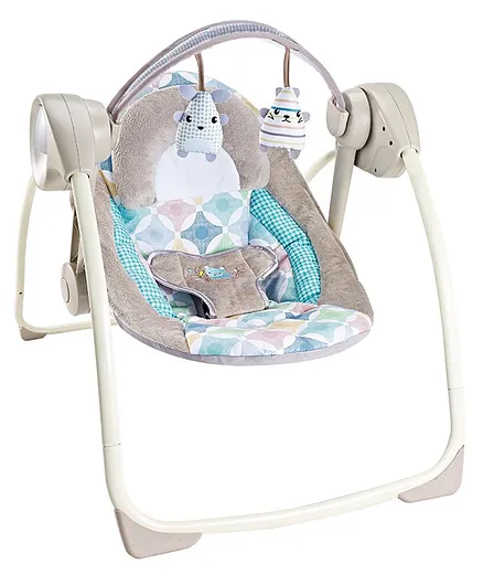 Little Angel Baby Swing Electric Portable Automatic - Blue Grey