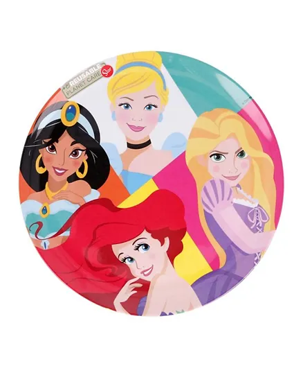 Disney Princess Bright & Bold Melamine Plate Without Rim