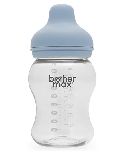 Brother Max PP Anti-Colic Feeding Bottle Blue - 240 ml