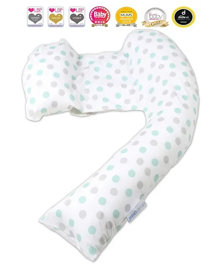 Mums & Bumps Dreamgenii Pregnancy Support and Feeding Pillow - Geo