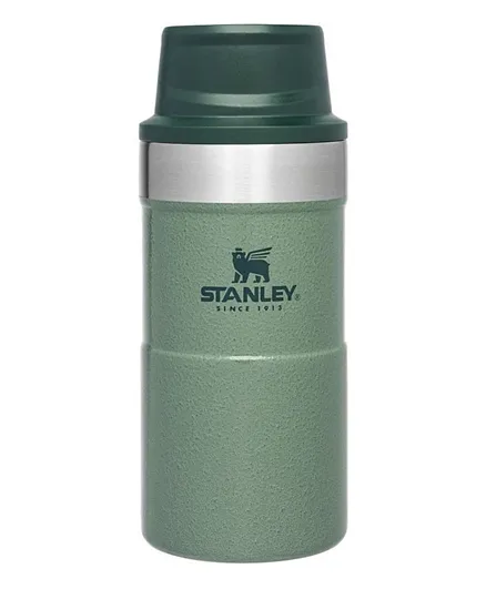 Stanley Jr Trigger Action Travel Mug Hammertone Green - 250mL