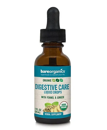 Bare Organics Digestive Care Liquid Drops - 30ml