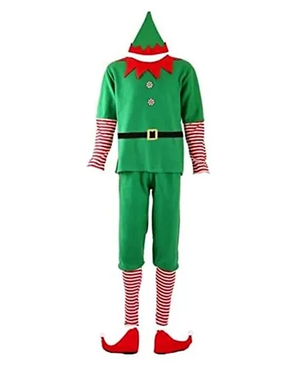Brain Giggles Christmas Elf Costume (X-Large) - Green