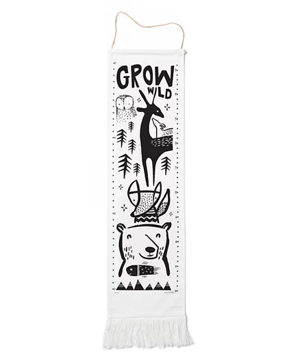 Wee Gallery Canvas Growth Charts - Woodland