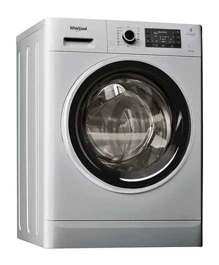 Whirlpool Freestanding Washer Dryer 11kg 1850W FWDD117168SBS GCC - Silver