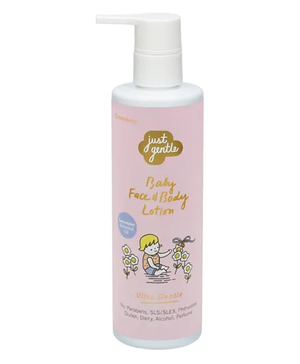 Just Gentle Baby Face & Body Lotion Lavender Scent - 200 ml