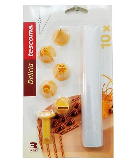 Tescoma Disposable Decorating Bag With 6 Nozzles
