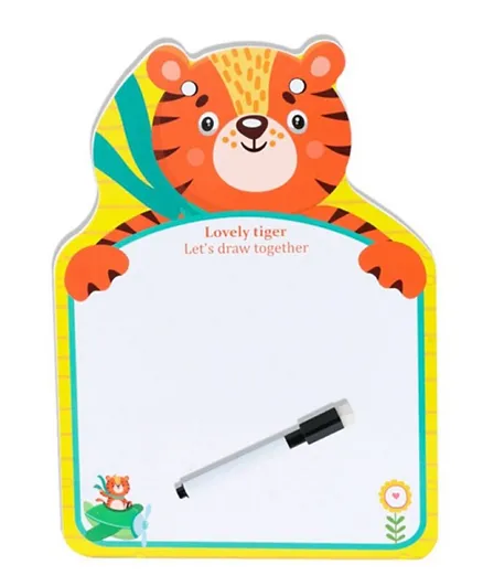 Highland 2-In-1 Drawing Board with Pen & Eraser - Tiger