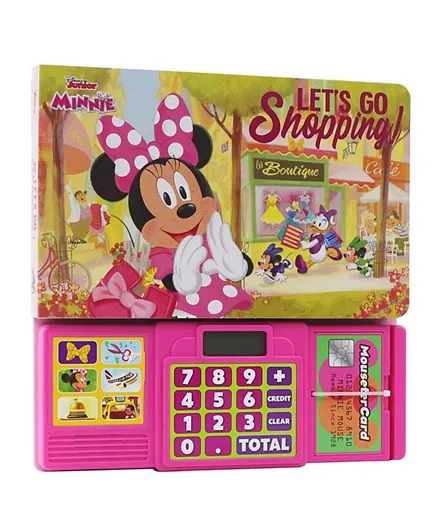 Pl Kids Disney Junior Minnie Mouse - Let's Go Shopping! Cash Register Sound Book - 12 Pages