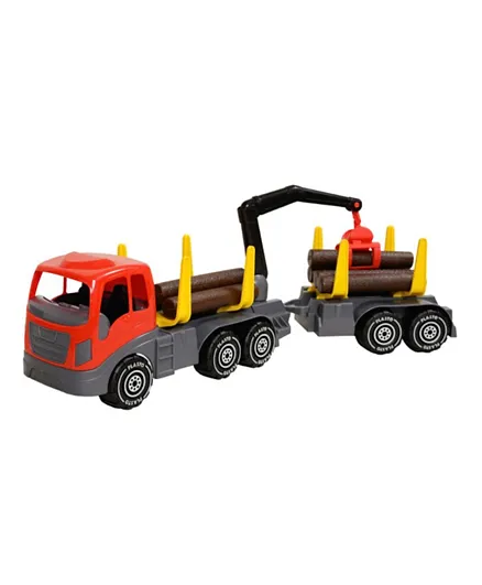 Plasto Timber Truck With Trailer