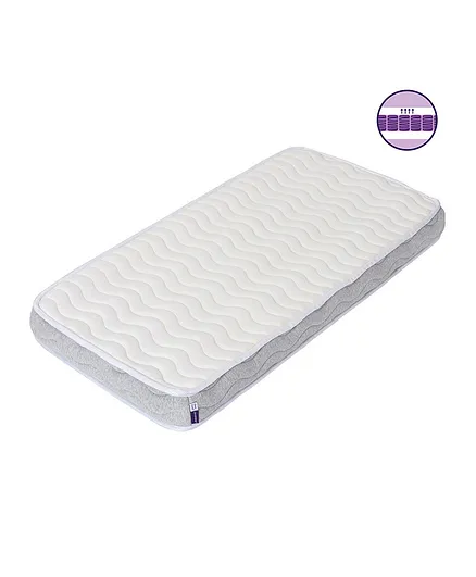 Clevamama ClevaFoam Cot Bed Mattress - Hypoallergenic Pocket Sprung, Breathable Core, For Asthma & Allergy Sufferers, 140x70cm